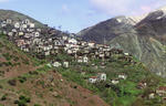 The Armenian village of Artvin, seen from the Svet hill