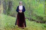 An Armenian woman in traditional costume