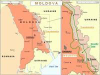 mappa della Moldavia