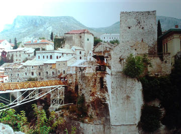 Lo Stari Most nel 1998 (foto L. Zanoni)
