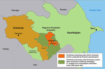 Il Nagorno Karabakh dopo il conflitto del 2020 © kamilewski/Shutterstock