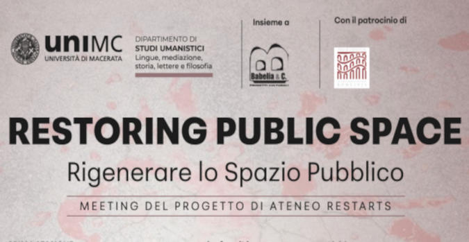 Convegno Restoring public space