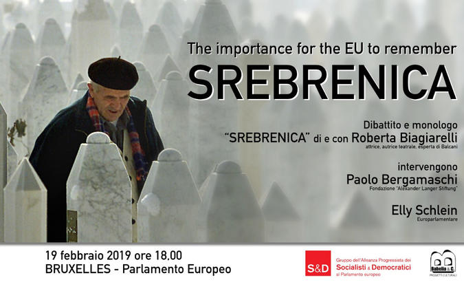 Srebrenica, 19 febbraio 2019 - Parlamento europeo