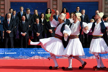 I leader Ue e dei Balcani occidentali assistono ad uno spettacolo di danze folkloristiche - © Consiglio europeo