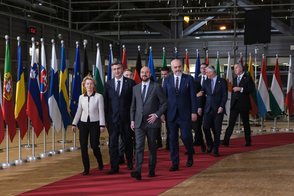 Brussels, Belgium. 16th February 2020. EU leaders and the leaders of the Western Balkans © Alexandros Michailidis/Shutterstock Brussels, Belgium. 16th February 2020. EU leaders and the leaders of the Western Balkans © Alexandros Michailidis/Shutterstock