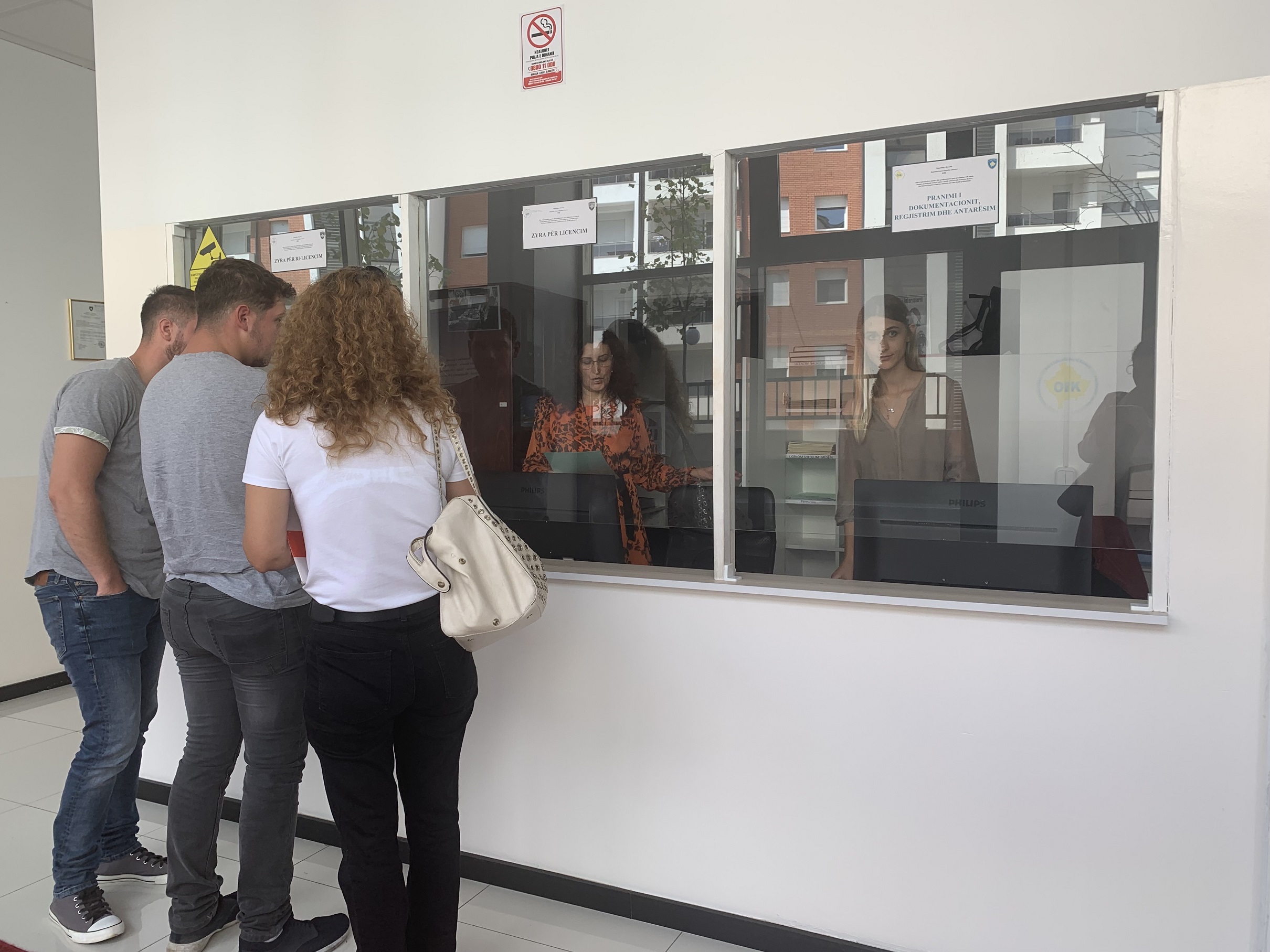 Young Kosovars waiting to emigrate Young Kosovars waiting to emigrate