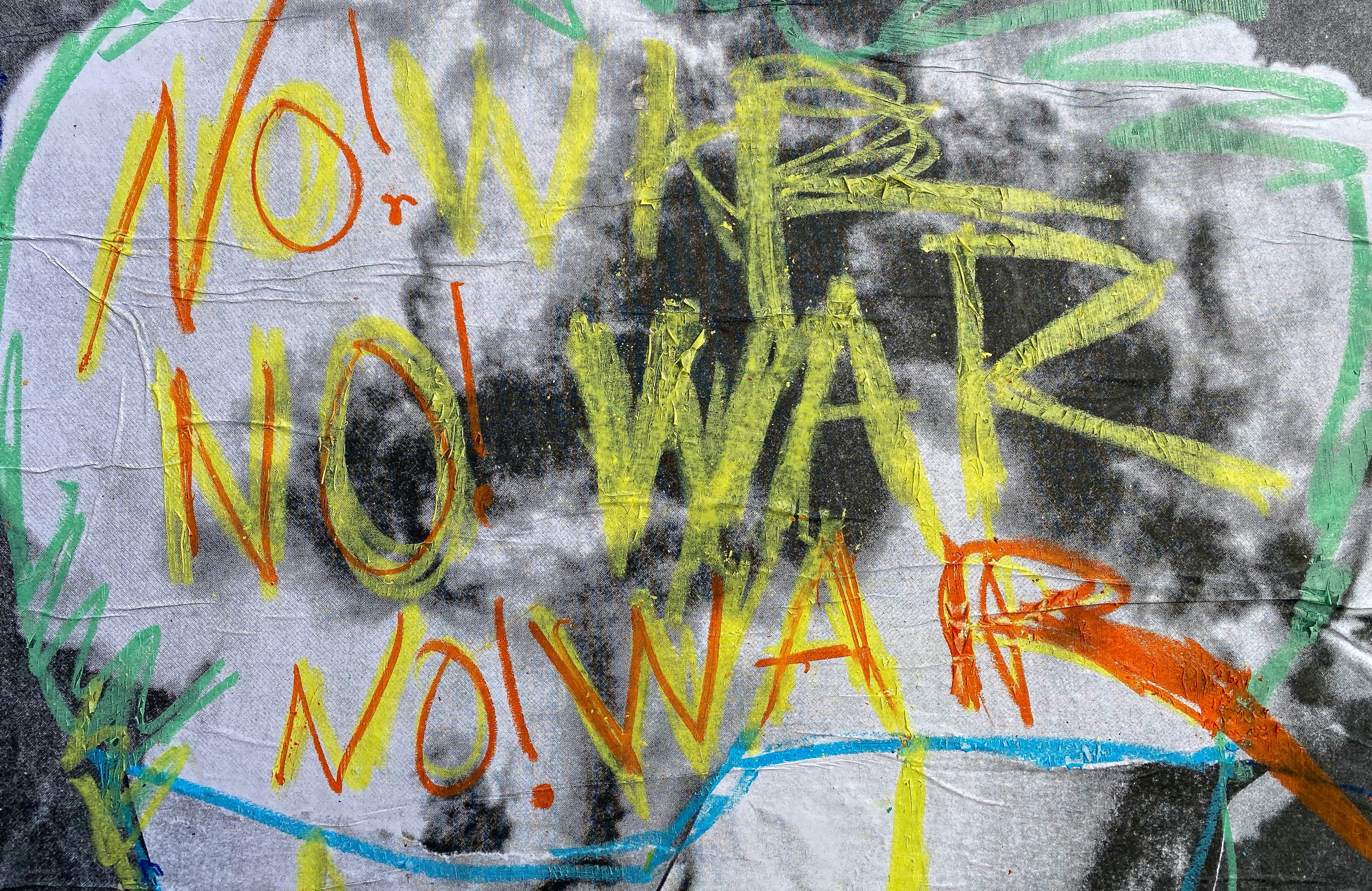 Scritta No War Scritta No War