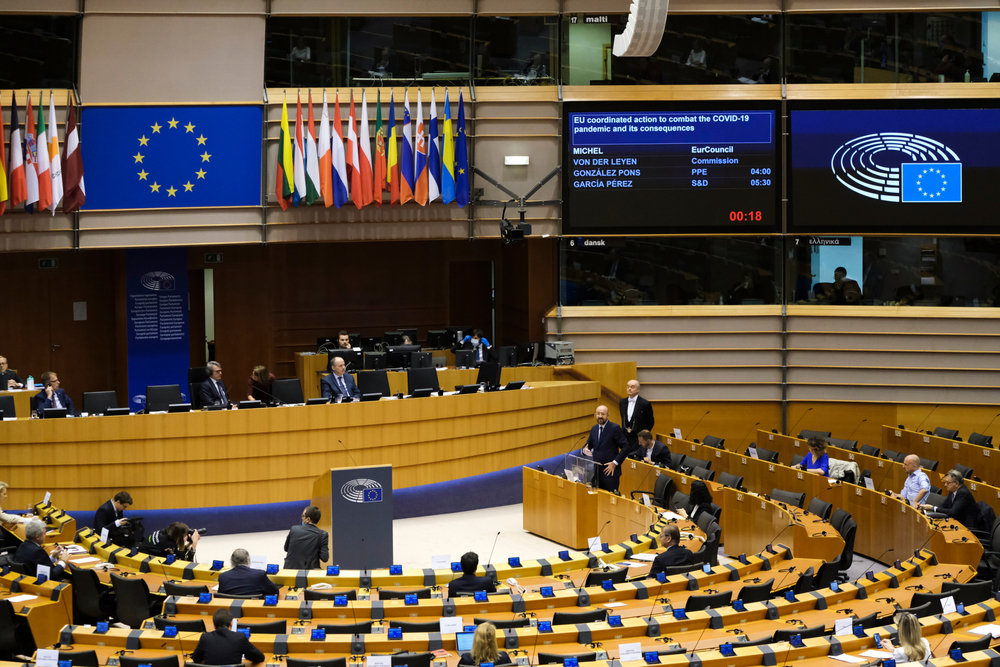 Il Parlamento europeo durante una seduta plenaria © Alexandros Michailidis/Shutterstock