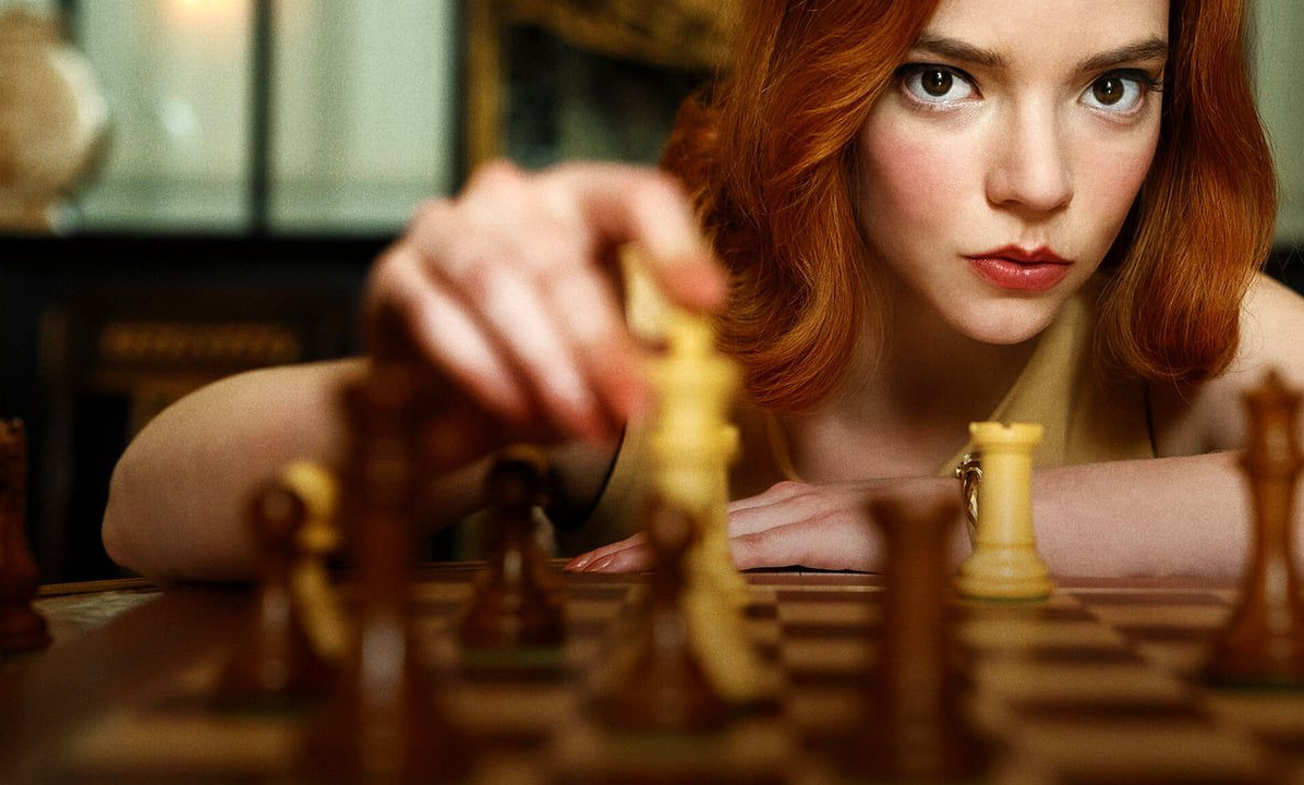 L’attrice Anya Taylor-Joy in “La regina degli scacchi” NETFLIX L’attrice Anya Taylor-Joy in “La regina degli scacchi” NETFLIX