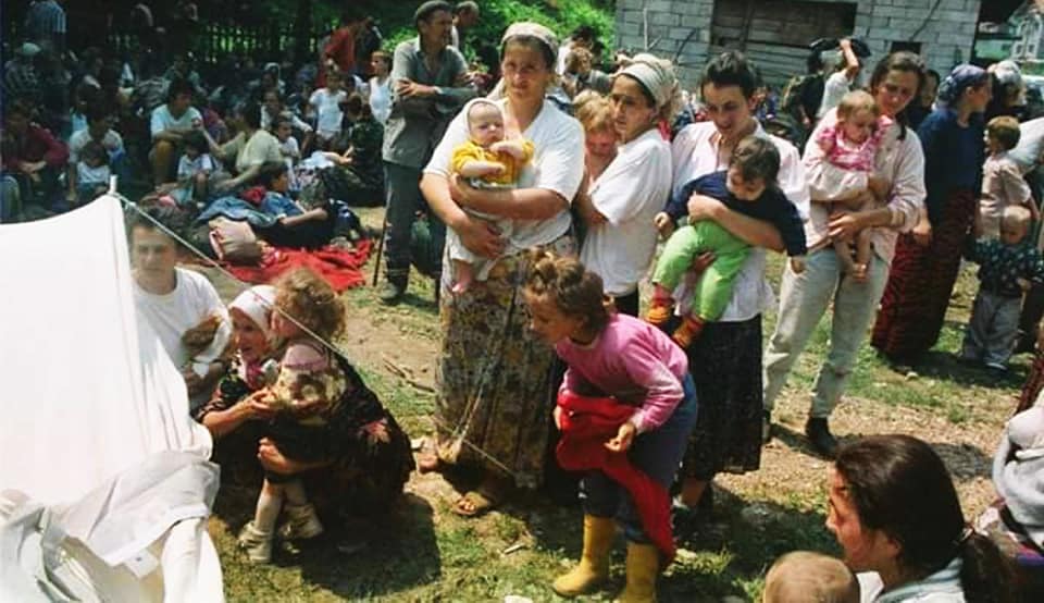 Selma Musić a Kladanj, luglio 1995 - Foto Ahmet Bajrić Blicko