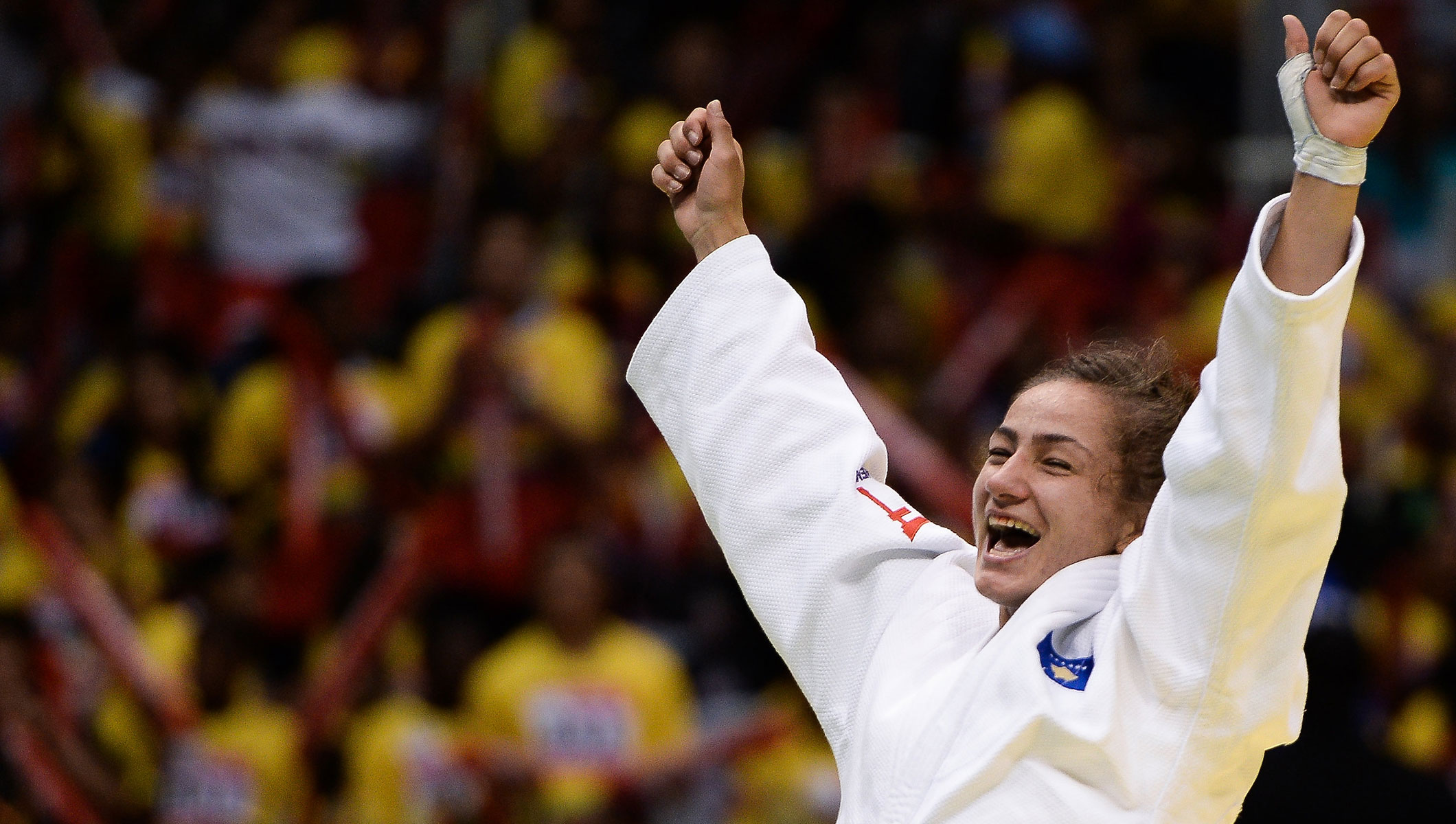 La judoka Majlinda Kelmendi sarà la portabandiera del Kosovo a Rio 2016 La judoka Majlinda Kelmendi sarà la portabandiera del Kosovo a Rio 2016