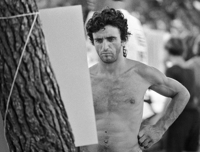 Moreno Locatelli, uno dei partecipanti a Mir Sada, agosto 1993. Moreno fu poi ucciso da cecchini a Sarajevo alcuni mesi più tardi - foto © Mario Boccia