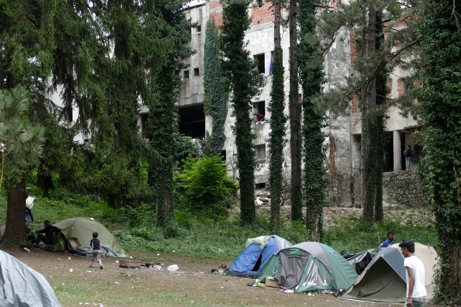 Bihac, campo di Borici - Michela Pusterla