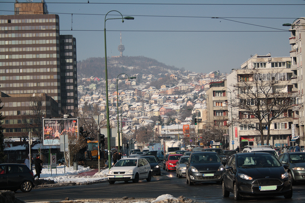 Traffico a Sarajevo (foto A. Sasso)