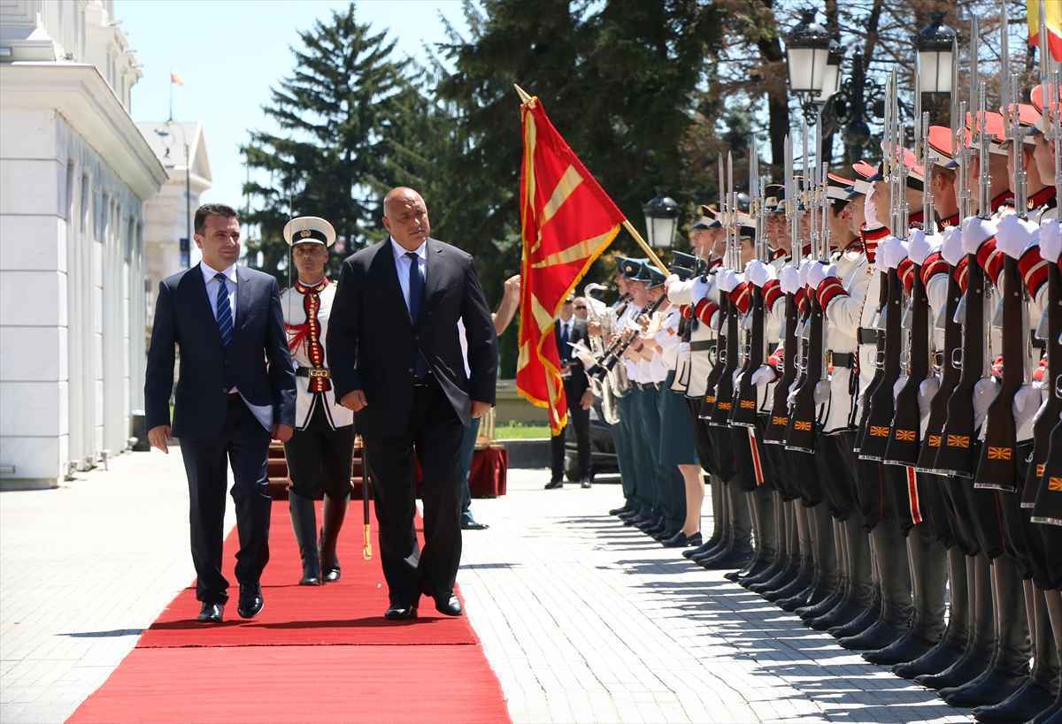 Zoran Zaev and Boyko Borisov in Skopje