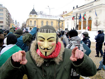 Proteste anti-ACTA a Sofia, Bulgaria