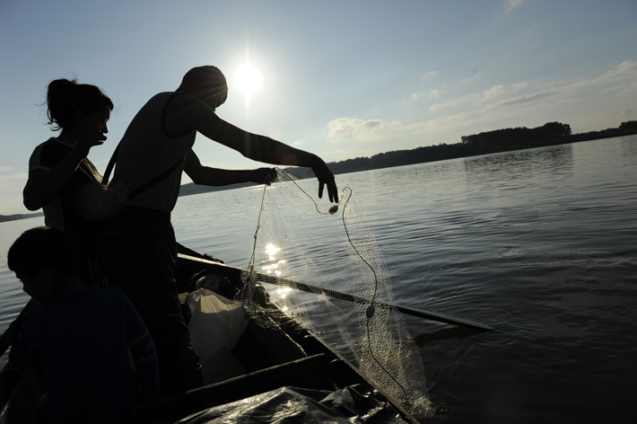 Fishermen on the Danube (Photo F. Martino)