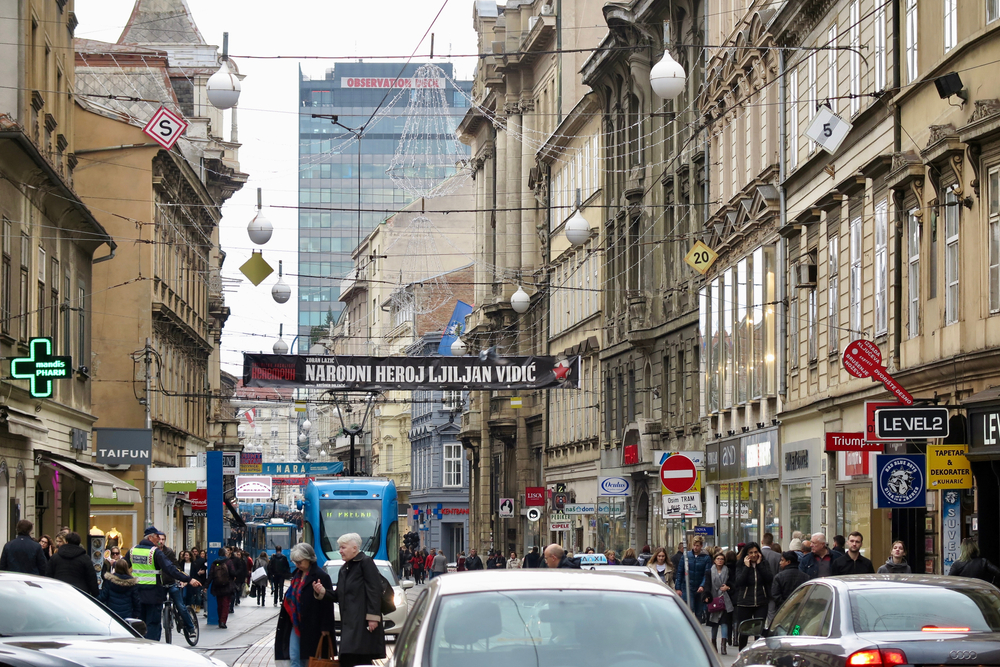 Una via del centro di Zagabria - foto © Hrvoje Gradecak/Shutterstock