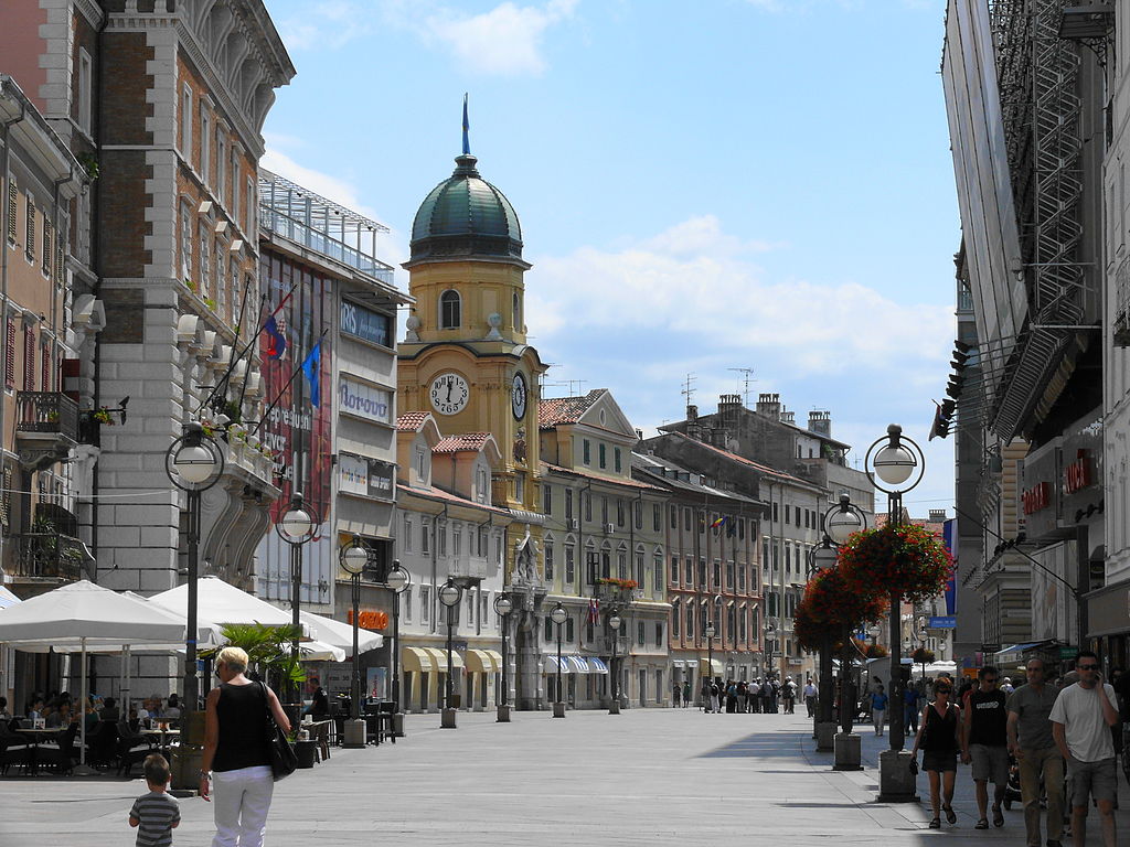 The old town in Rijeka (wikimedia)