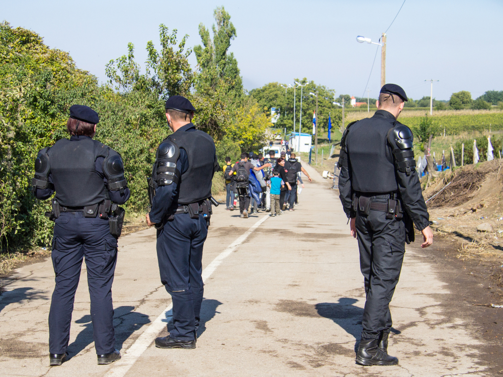 October 2015, border between Serbia and Croatia (photo by BalkansCat/ Shutterstock)