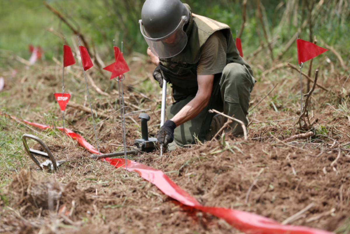 Demining operations (Naturavita project)