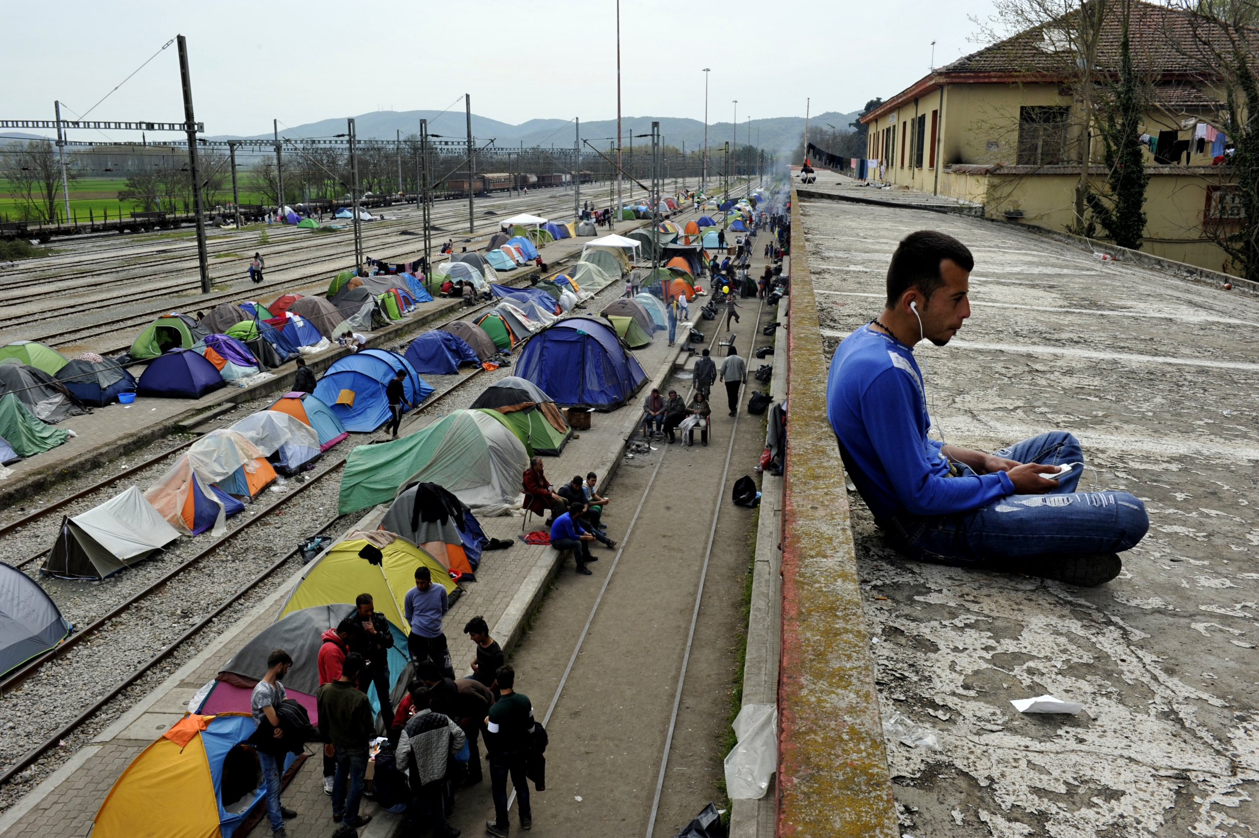 Il campo di Idomeni Il campo di Idomeni