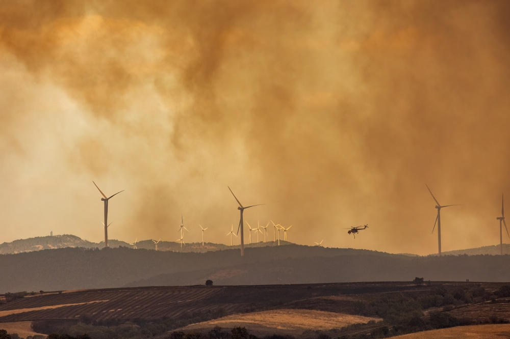 Incendio nella regione dell'Evros - © Eleni Saitanidi/Shutterstock