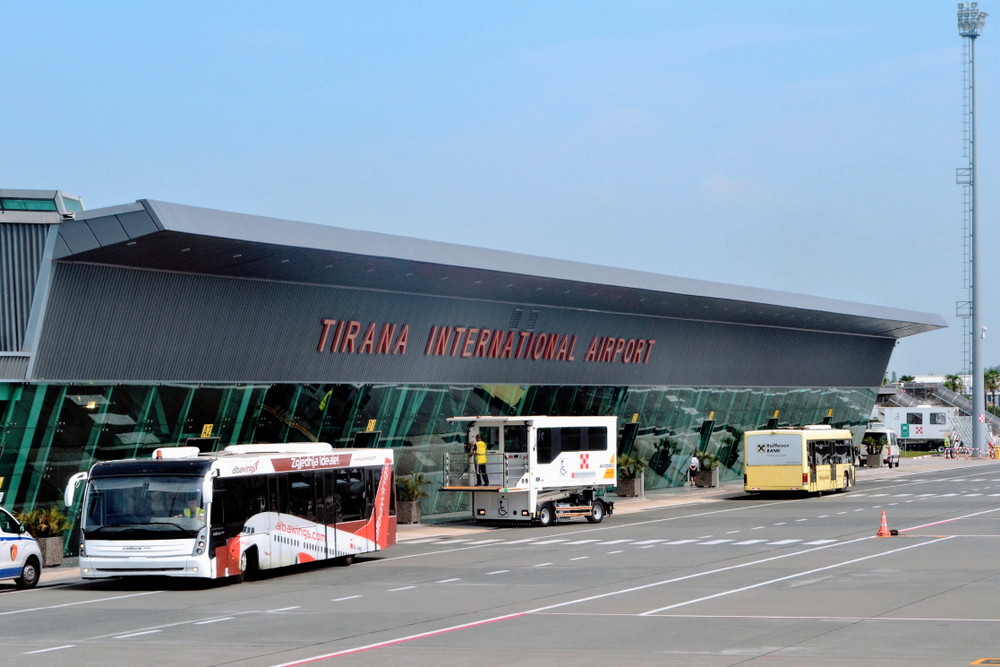 Tirana International Airport  © PaulSat/Shutterstock