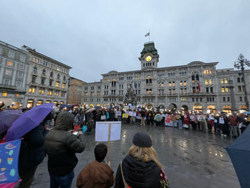 Trieste, manifestazione del 23 gennaio 2025 © Alessandro Gori