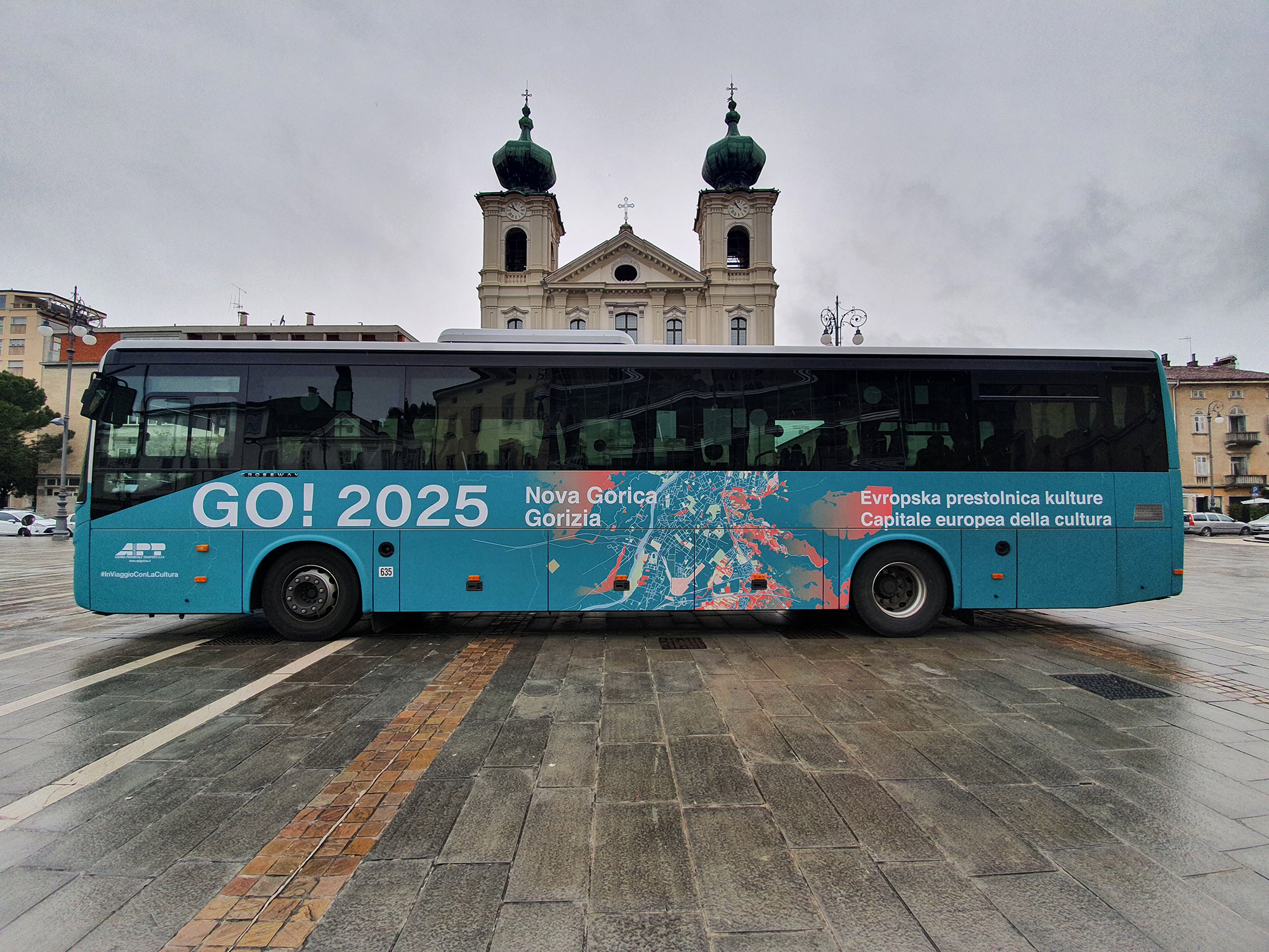 A bus in Gorizia - @ Gorizia Apt