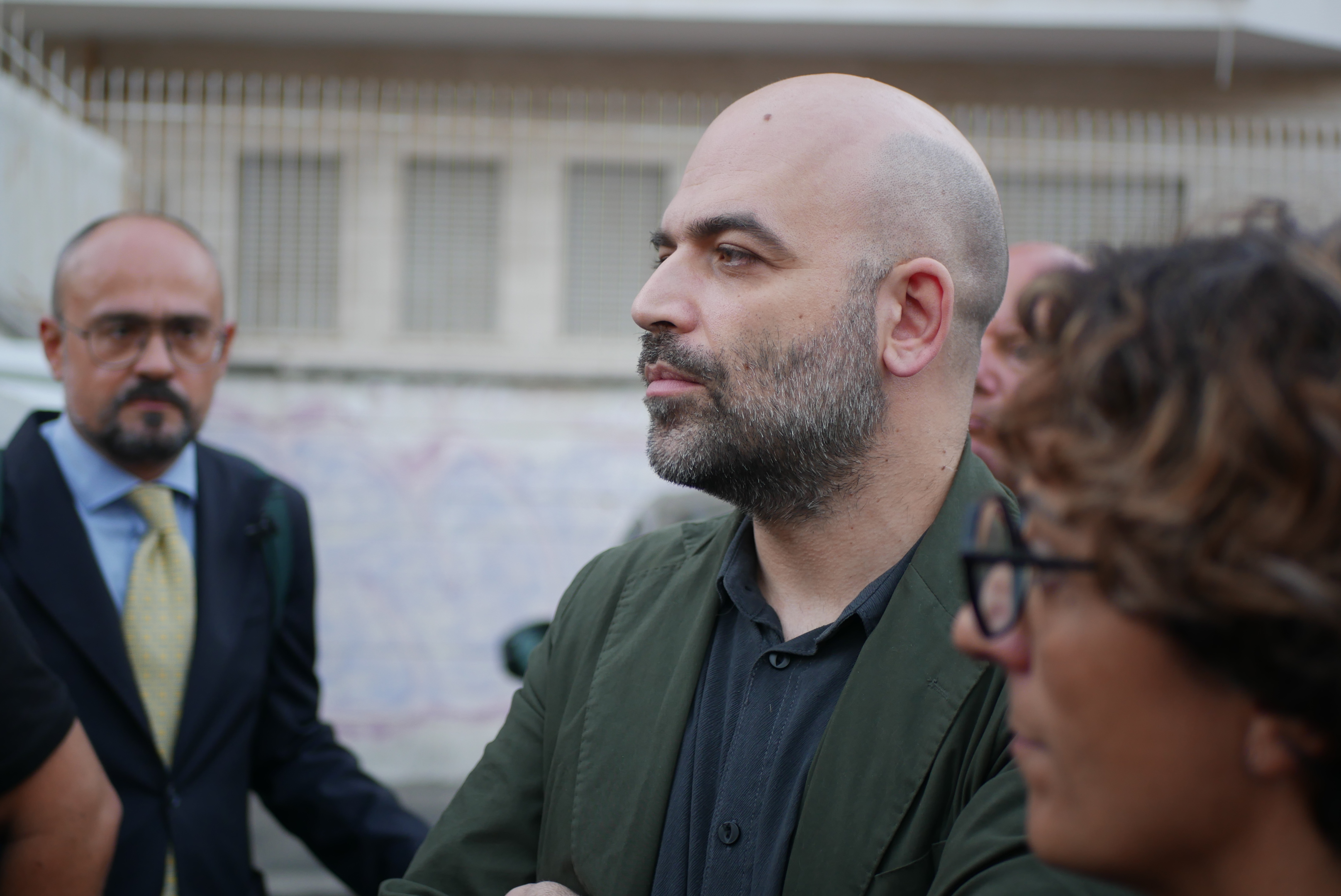 Roberto Saviano e Antonio Nobile. Foto: PEN International