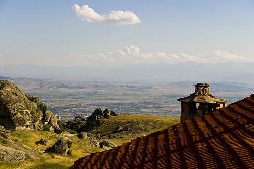 Veduta da un monastero in Macedonia