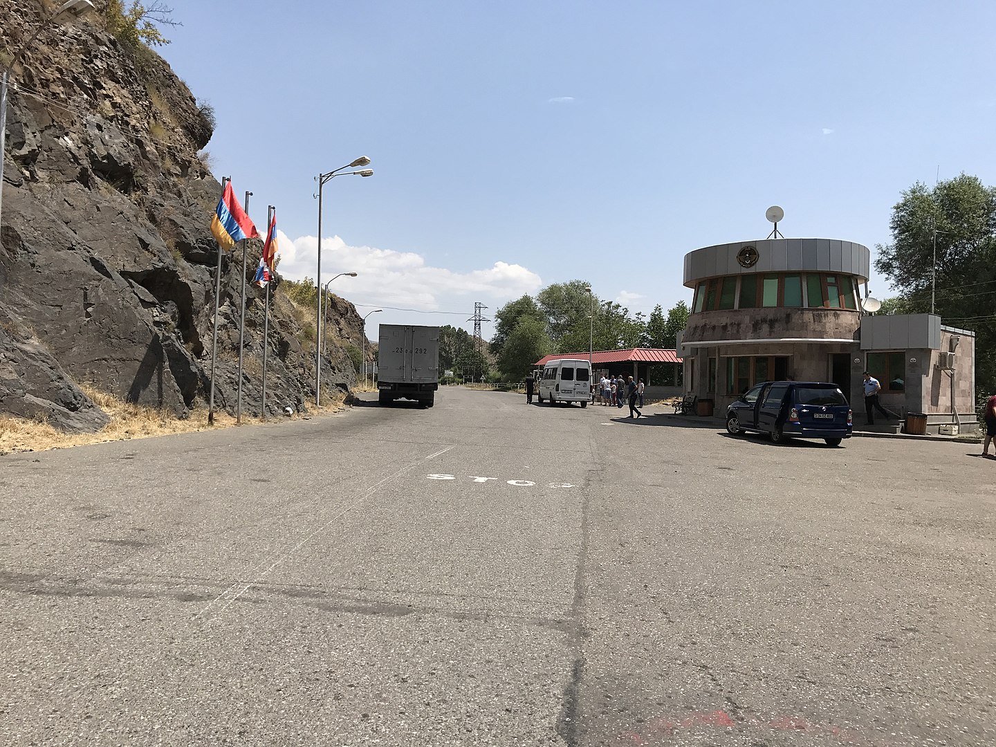 Check point sul Corridoio di Lachin (2017 foto Benoît Prieur CC0)