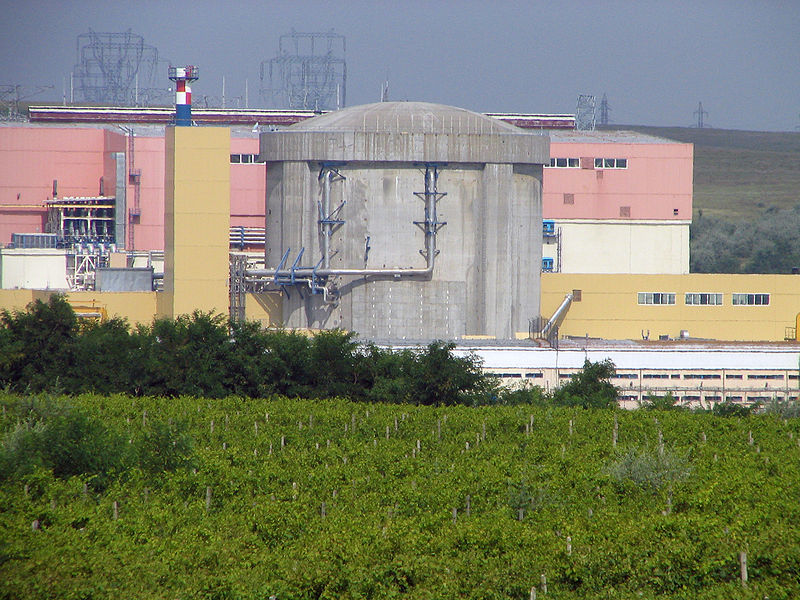 Centrale nucleare di Cernavodă, Romania (wikimedia)