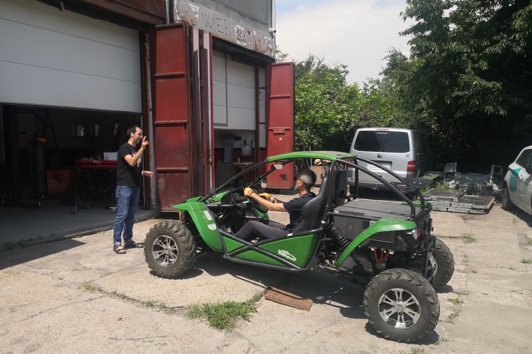 Il Buggy della EV Romania - © Benjamin Ribout/CdB