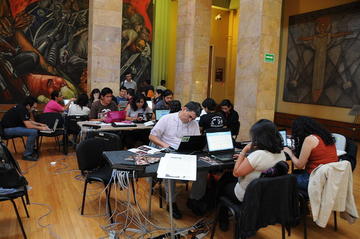 Durante un edit-a-thon, Wikimedia