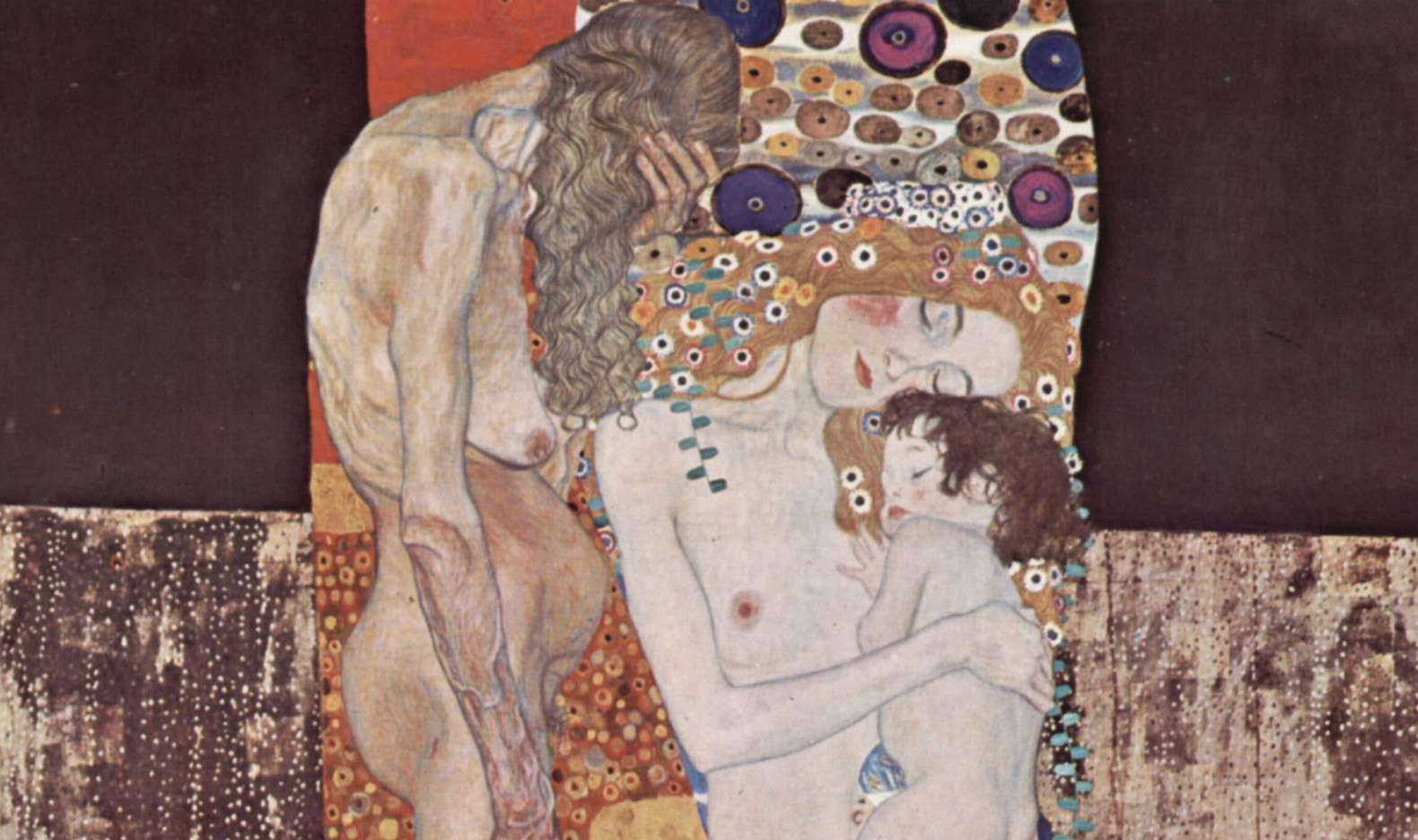 Gustav klimt, Le tre età della donna, 1905 (particolare)  - Galleria Nazionale d'Arte Moderna, Roma