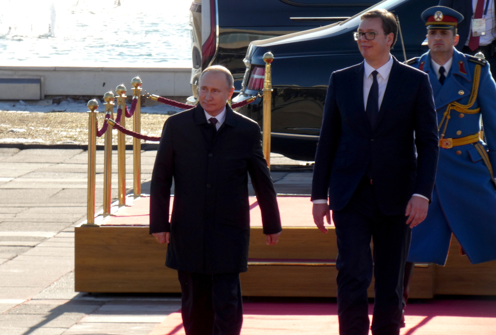 Belgrado 2019, Putin e Vučić © Golden Brown/Shutterstock