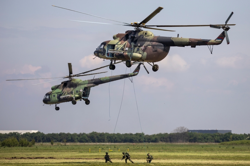 Serbian army during the "Shield 2022" drills - © Dimitrije Ostojic/Shutterstock