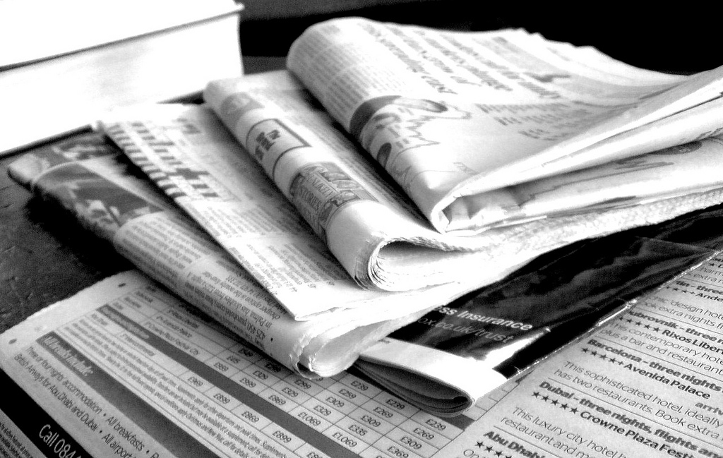 Newspaper (foto Jon S) Newspaper (foto Jon S)