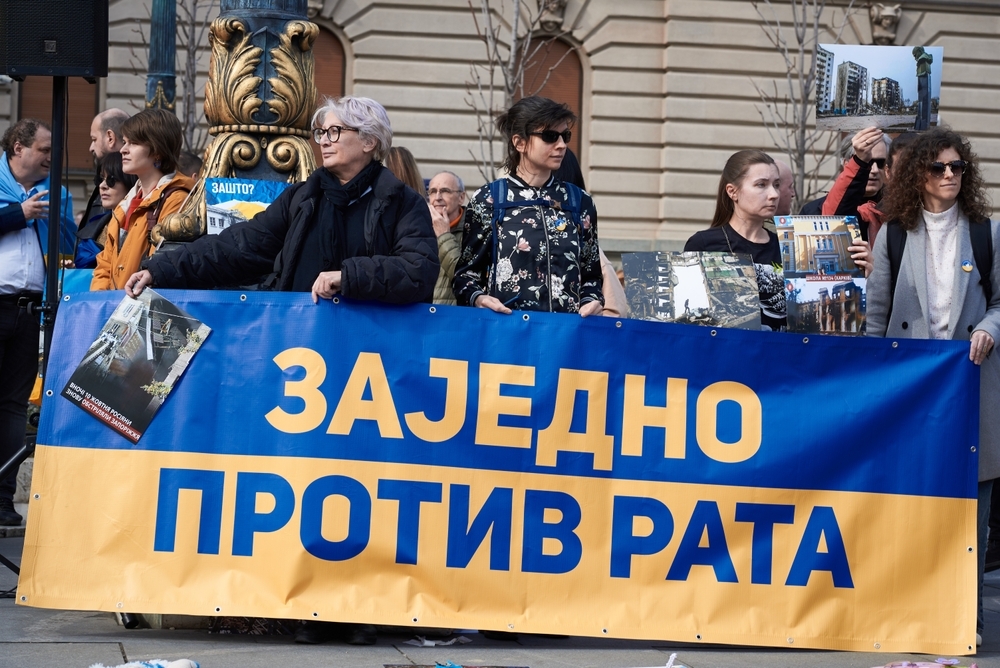 Manifestazione pro-Ucraina a Belgrado - ©  Alena Ogolikhina/Shutterstock