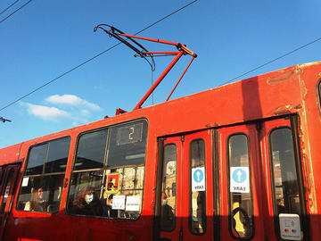 Belgrado, lungo la linea 2 del tram - (Foto N. Dotto)