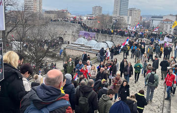 Protesti u Nišu, Srbija, 1. marta 2025. © Milena Šošić 