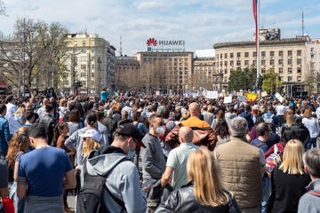 Demonstration for the environment in Serbia © Mirko Kuzmanovic/Shutterstock