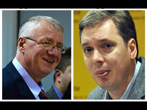 Vojislav  Šešelj e Aleksandar  Vučić 