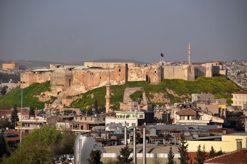 Veduta generale del Kale di Gaziantep prima del terremoto. Foto di F. Polacco