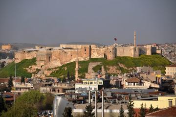 Veduta generale del Kale di Gaziantep prima del terremoto. Foto di F. Polacco