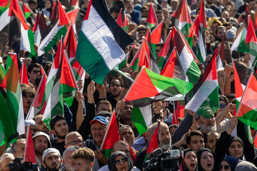 Pro-Palestine protests in Istanbul - © tolga ildun/Shutterstock