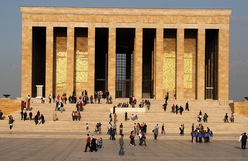 The mausoleum of Kemal Atatürk