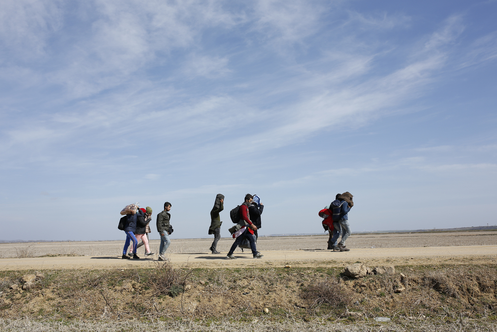 Migrants en route to Edirne © IV. andromeda/Shutterstock